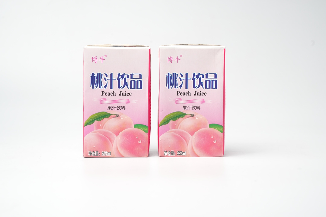博牛利乐砖桃汁