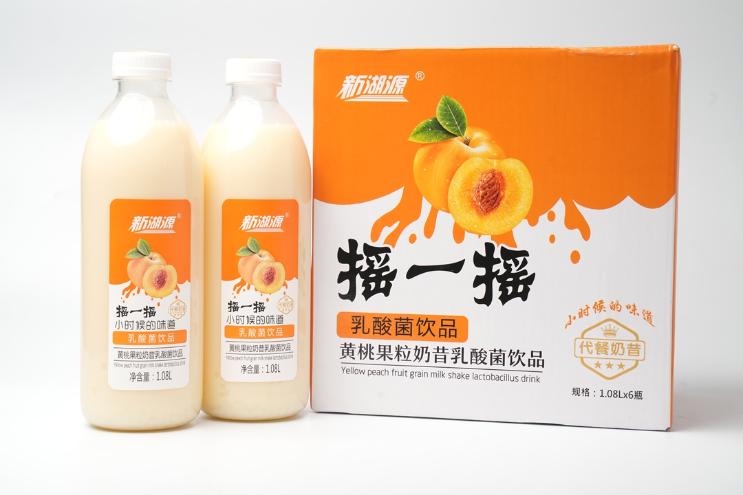 新湖源摇一摇1.08升黄桃